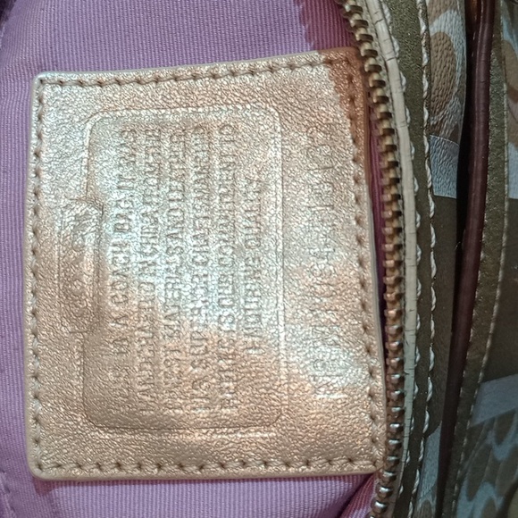 Coach Chelsea heritage stripe bag. - Picture 6 of 11